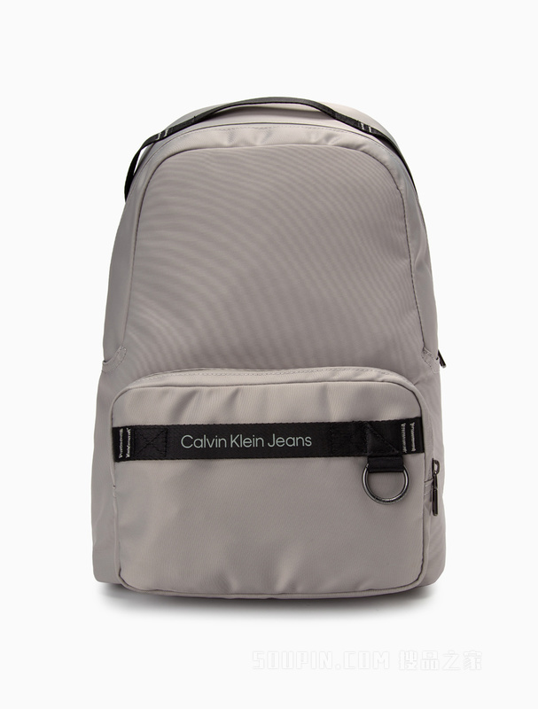 【七夕礼物】Calvin Klein 22秋冬男士LOGO织带大容量拉链双肩包HH3539