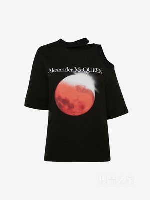 Red Moon镂空T恤