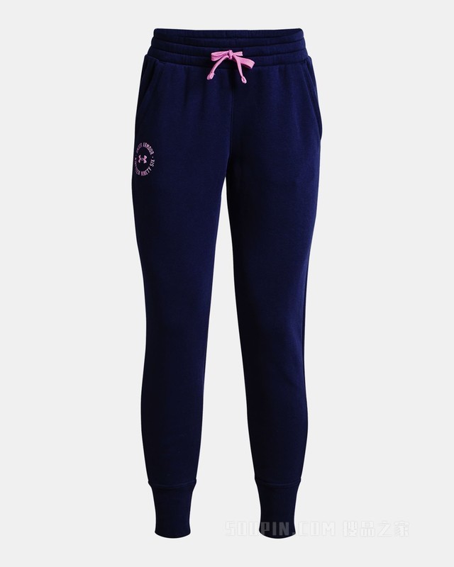 女士UA Rival Crest Joggers抓绒长裤