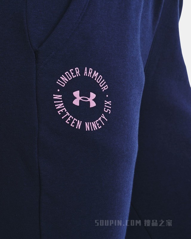 女士UA Rival Crest Joggers抓绒长裤