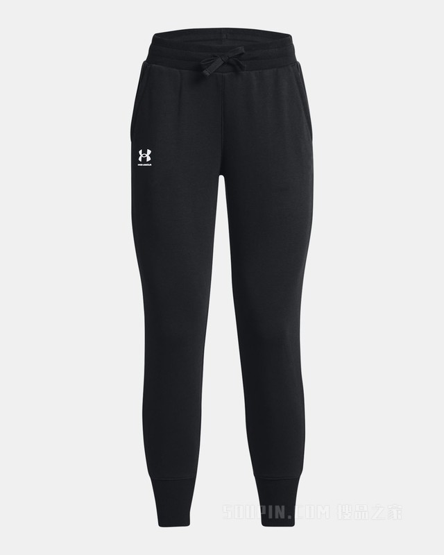 女士UA Rival Lock-up Joggers抓绒长裤