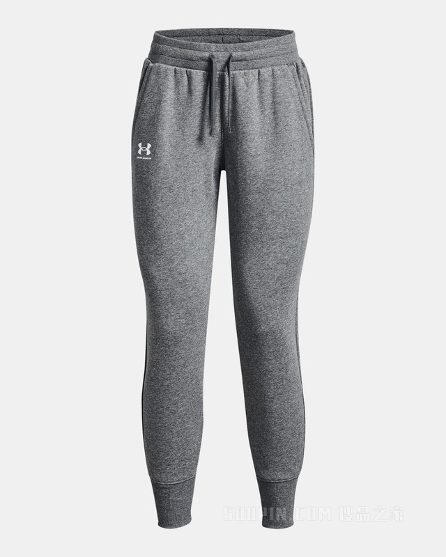 女士UA Rival Lock-up Joggers抓绒长裤