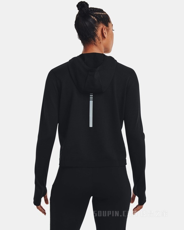 女士UA IntelliKnit Wind连帽上衣