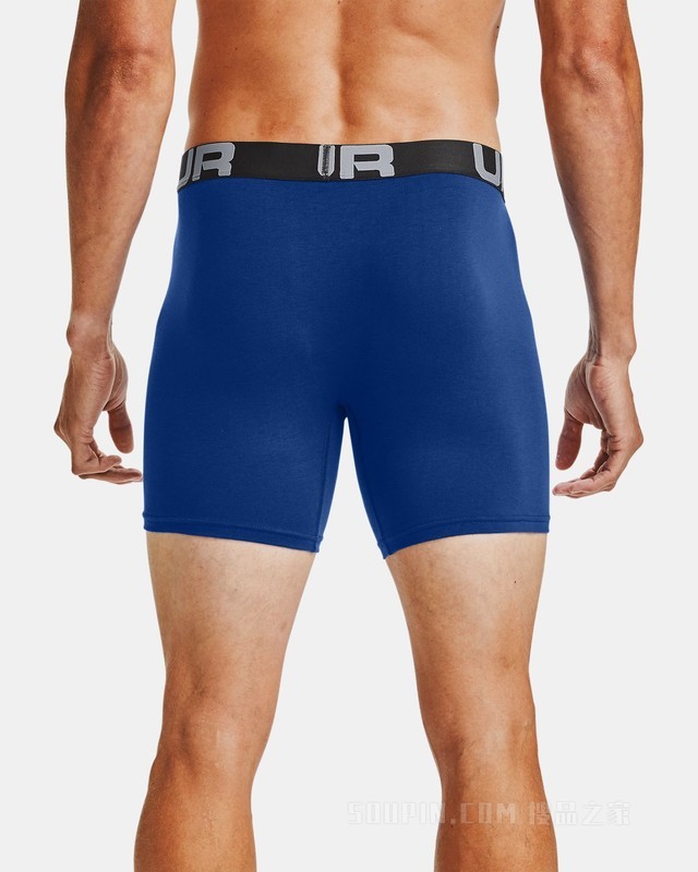 男士Charged Cotton® 6英寸Boxerjock内裤—3条装