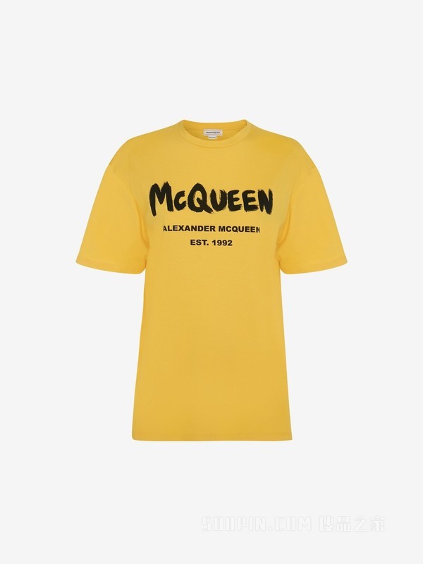 McQueen Graffiti T恤