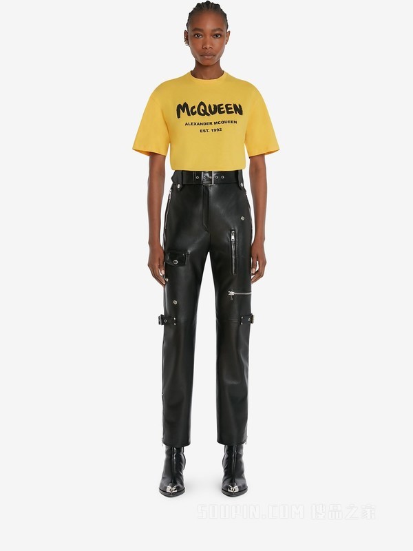 McQueen Graffiti T恤