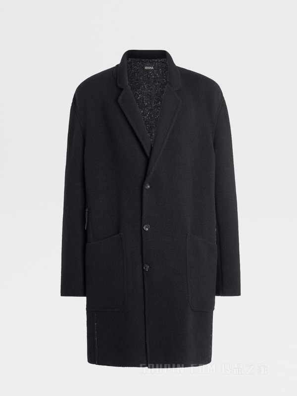 黑色 Oasi Cashmere 大衣