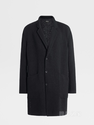 黑色 Oasi Cashmere 大衣