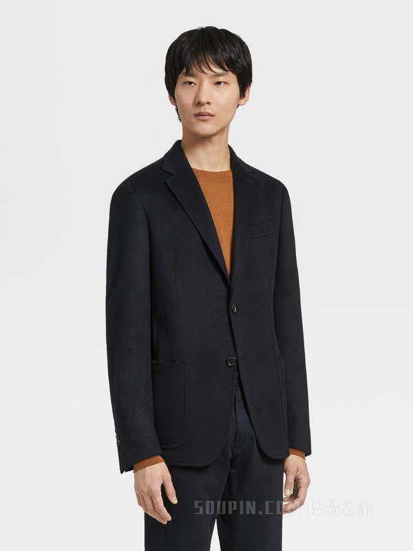 海军蓝 Oasi Cashmere 休闲西装外套