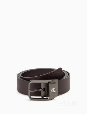 Calvin Klein 22秋冬新款男士双面用LOGO针扣式牛皮皮带HC1902