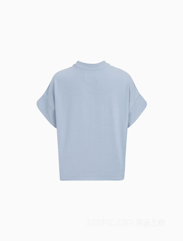 Calvin Klein 22早秋新款女士休闲圆领串色字母印花透气短袖卫衣J219668