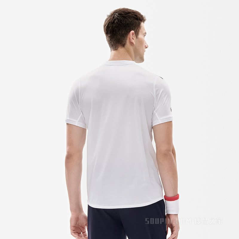 FILA 男士复古网球套装速干网球POLO
