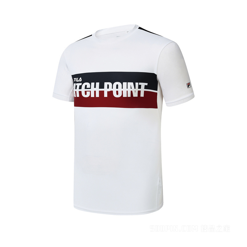 FILA 男士复古网球套装速干网球POLO