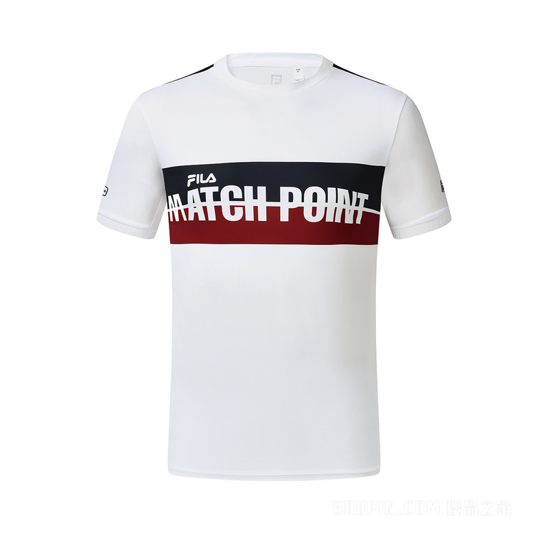 FILA 男士复古网球套装速干网球POLO