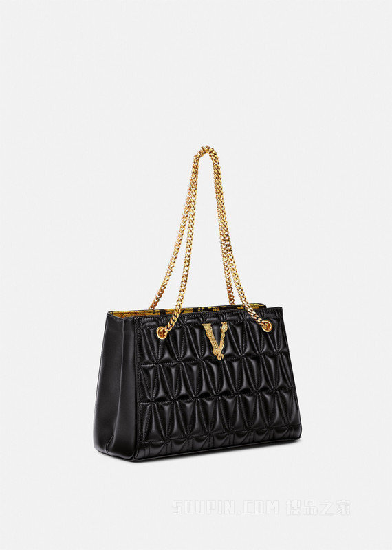 Virtus绗缝小号托特包