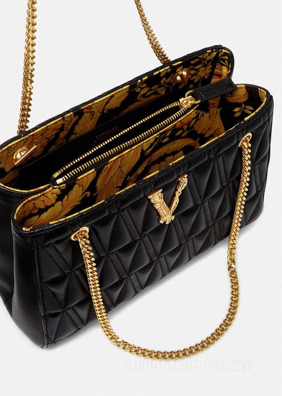 Virtus绗缝小号托特包