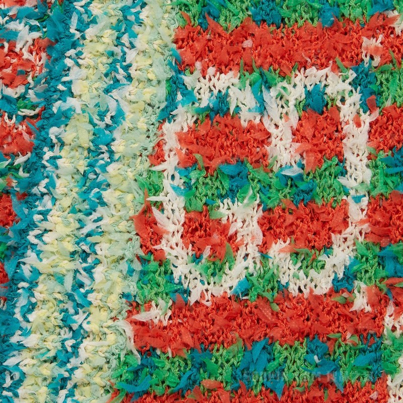 GG棉质开衫 红色和绿色