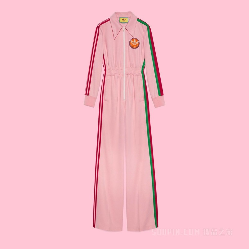 adidas x Gucci联名系列连体裤 粉色