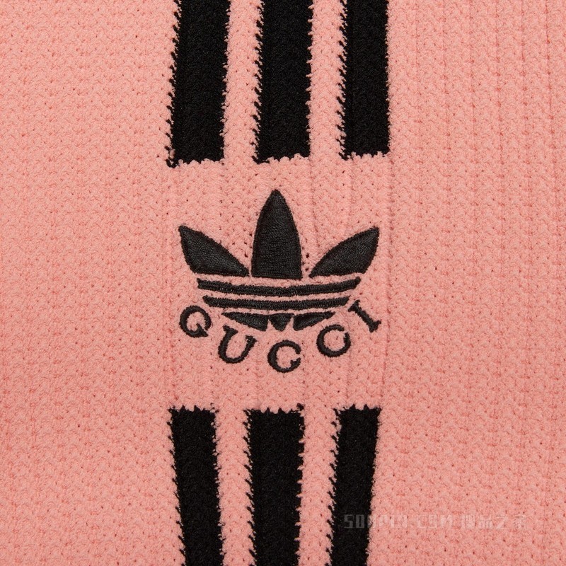 adidas x Gucci联名系列短款开衫 粉色