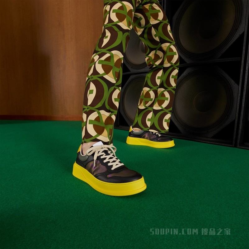 男士GG运动鞋 光泽Supreme帆布