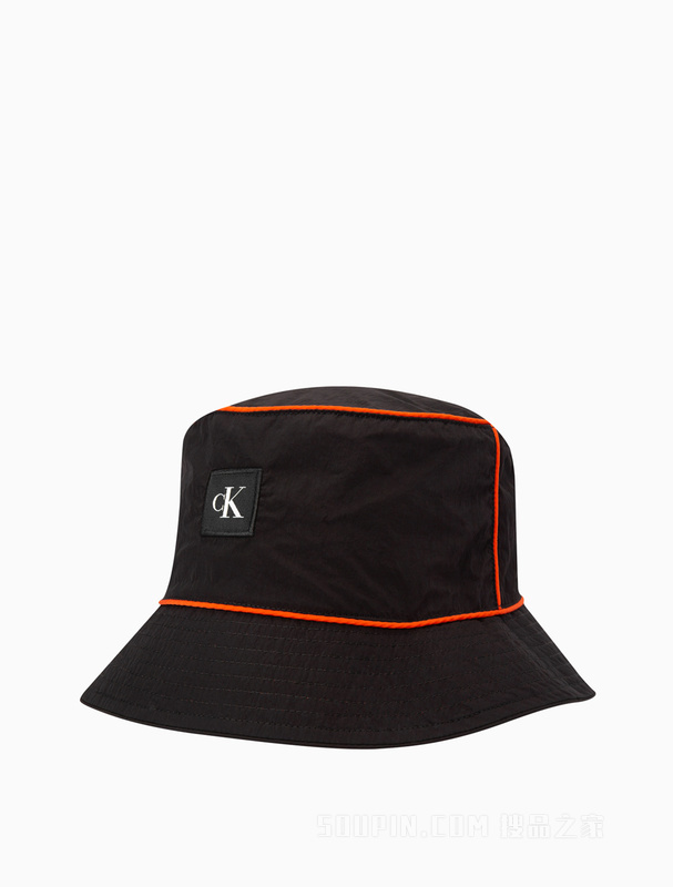 Calvin Klein 22早秋新款男士时尚撞色装饰LOGO绣片遮阳盆帽渔夫帽HX0500
