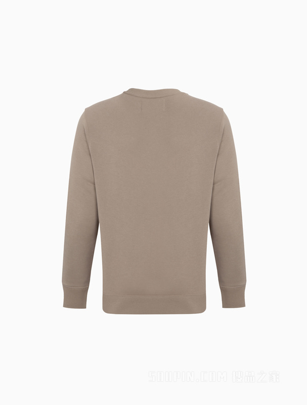 Calvin Klein 22秋冬新款男士时尚圆领印花LOGO加绒套头卫衣J322333