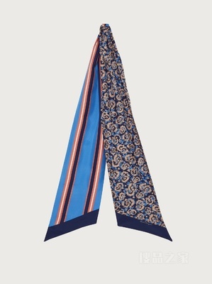 动物印花窄带束发带