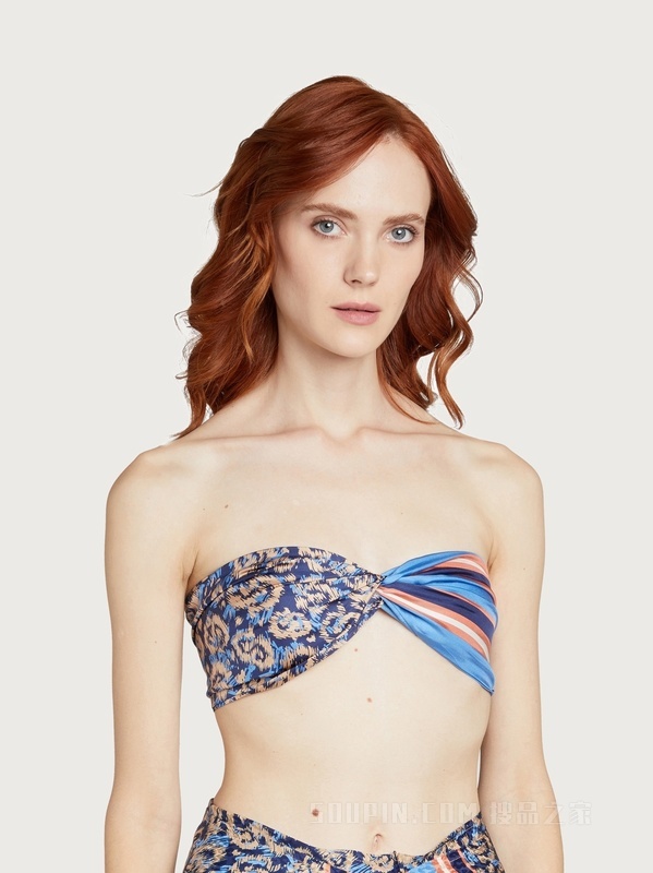 动物印花窄带束发带