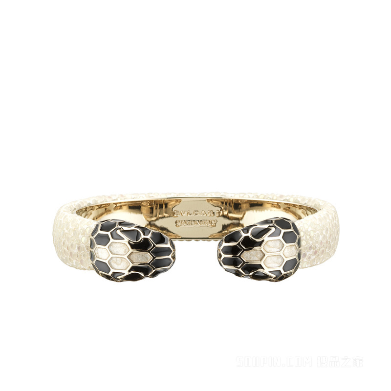 Serpenti Forever 皮革手镯