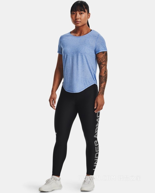 女士HeatGear®紧身九分裤