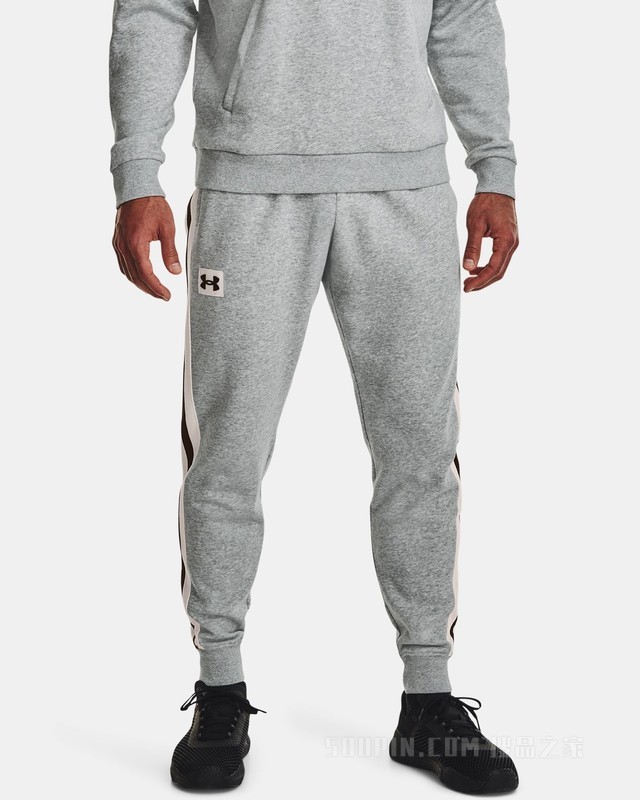 男士UA Rival Alma Mater Joggers抓绒长裤
