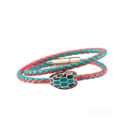 Serpenti Forever 皮革手镯