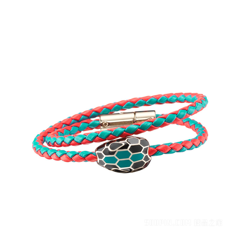 Serpenti Forever 皮革手镯