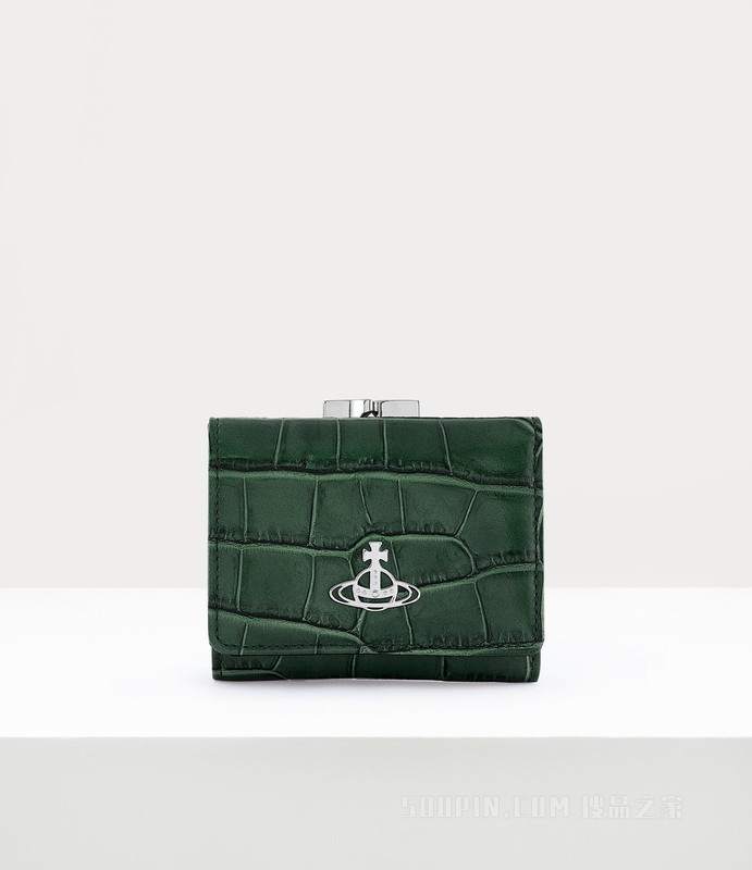 Crocodile Small Frame Wallet