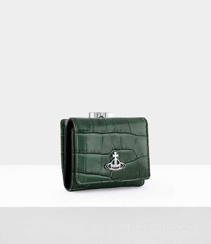 Crocodile Small Frame Wallet