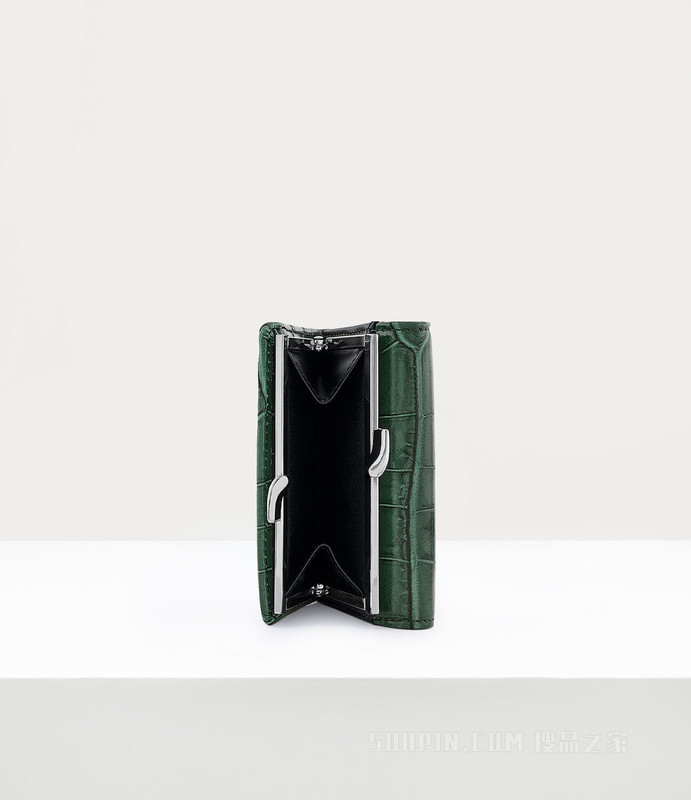 Crocodile Small Frame Wallet