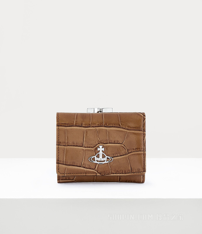 Crocodile Small Frame Wallet