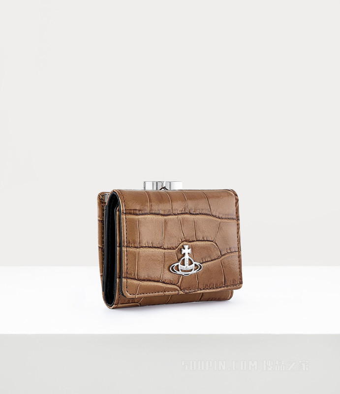 Crocodile Small Frame Wallet