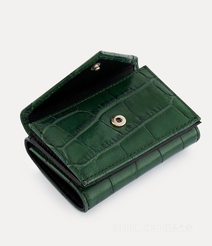 ★ VIVIENNE WESTWOOD ★ CROCODILE ENVELOPE BILLFOLD ミニ財布 ヴィヴィアンウエストウッド 三つ折り財布 クロコダイル ミニ