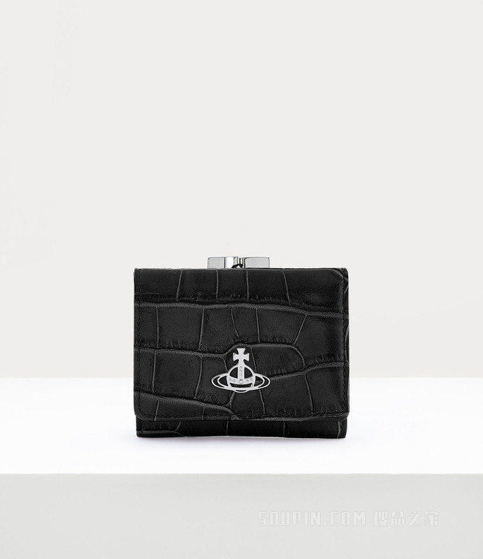 Crocodile Small Frame Wallet