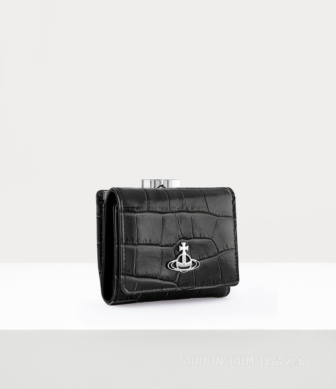 Crocodile Small Frame Wallet