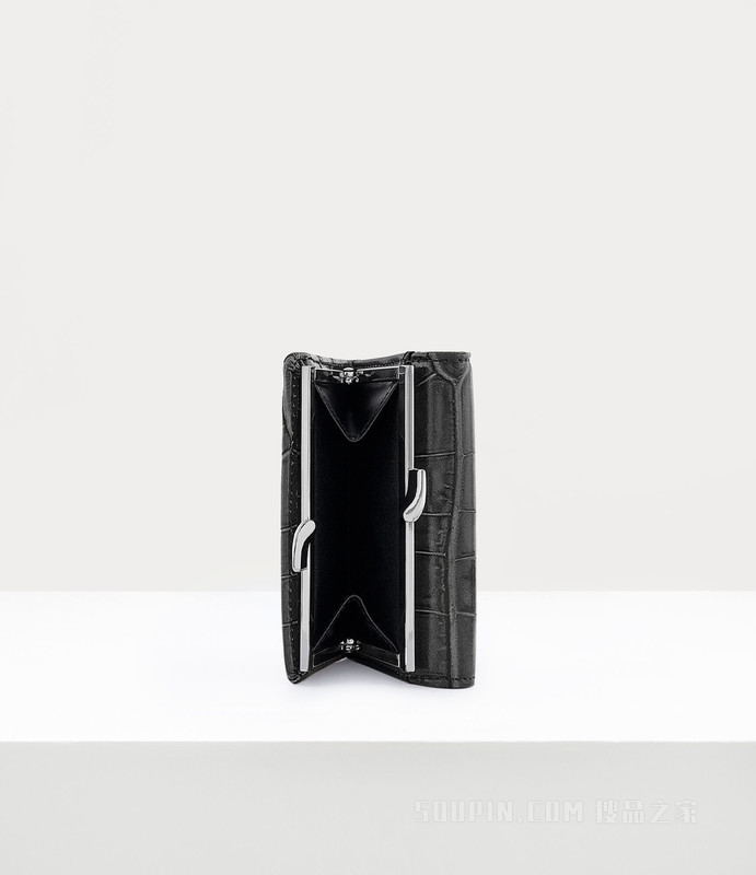 Crocodile Small Frame Wallet