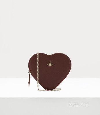 Vivienne Westwood】Saffiano New Heart Crossbody Bag