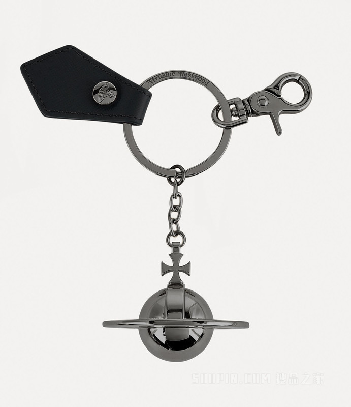 Saffiano 3D Orb Keyring