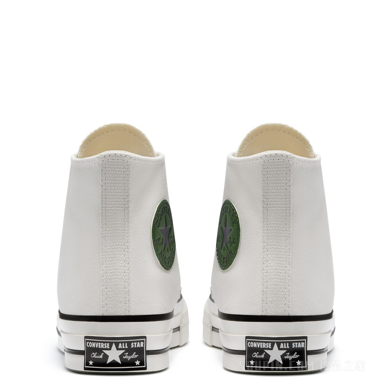 【男女同款】Chuck 70高帮字母鞋带帆布鞋 中性 白色