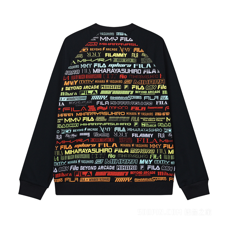 FILA × MAISON MIHARA YASUHIRO联名男子套头卫衣