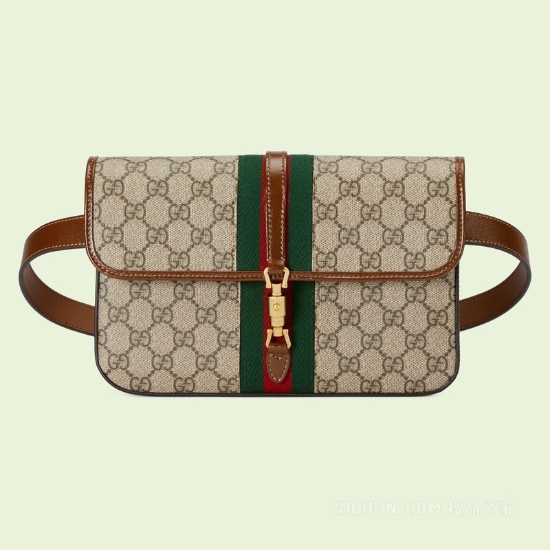 Jackie 1961系列腰包 米色和乌木色Supreme帆布