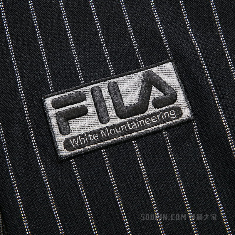 FILA x White Mountaineering 男士短袖T恤条纹印花