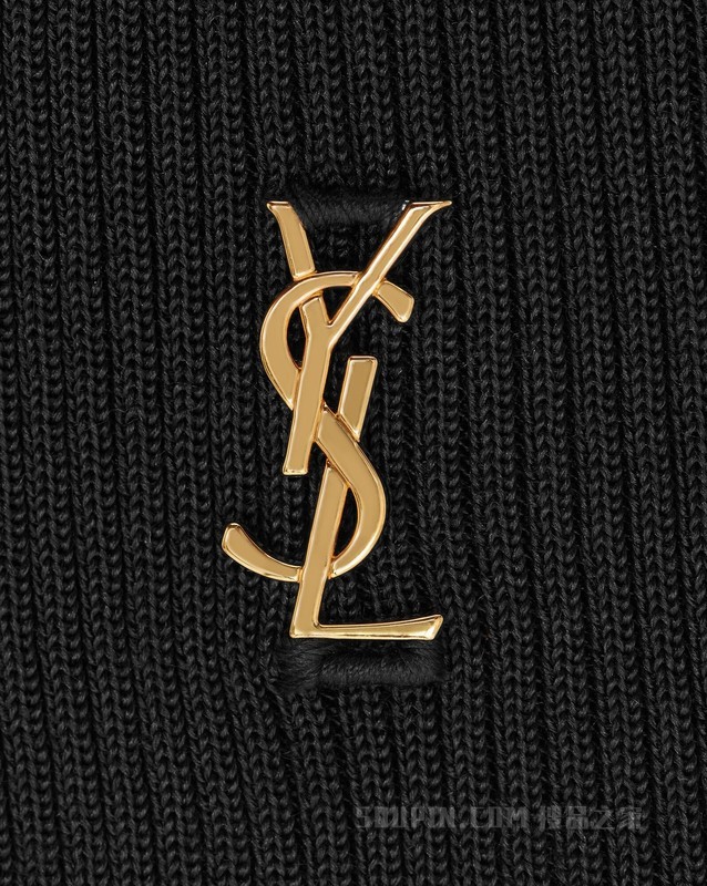 Monogram罗纹桑蚕丝上衣