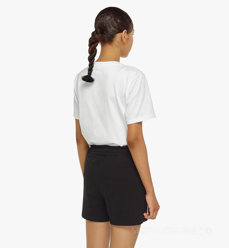 女士Essentials Logo棉短裤